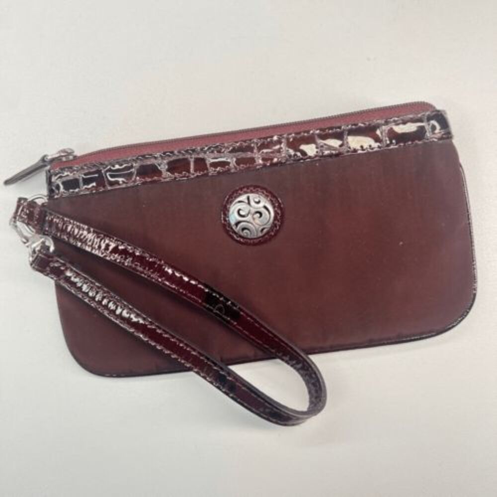 Brighton Cherry Cola Clutch Wallet‎ Bag Purse Classic Capsule Zip Pockets